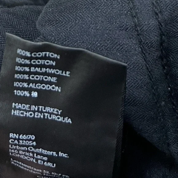 NWT Free People Baggy Tapered Boyfriend Jeans in Obsidian Black - Picture 9 of 9